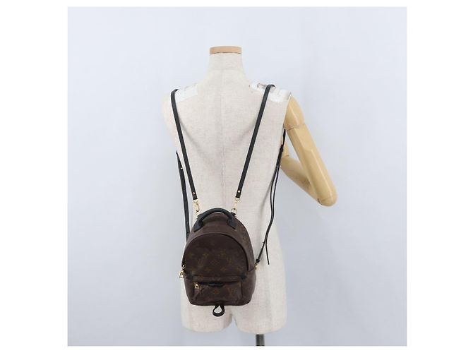 LOUIS VUITTON Monogram Palm Springs MINI Rucksack M44873 LV Auth ARZ405 Monogramm - Ansicht 27