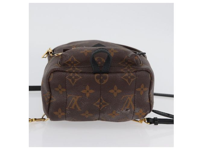 LOUIS VUITTON Monogram Palm Springs MINI Rucksack M44873 LV Auth ARZ405 Monogramm - Ansicht 5