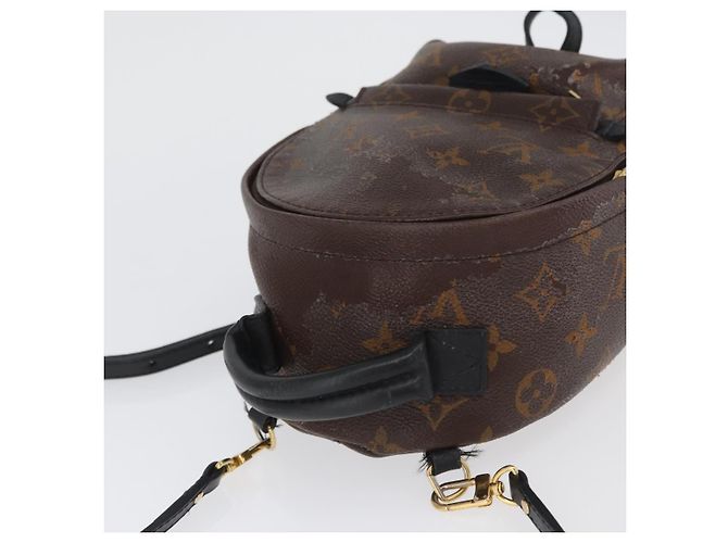 LOUIS VUITTON Monogram Palm Springs MINI Rucksack M44873 LV Auth ARZ405 Monogramm - Ansicht 6