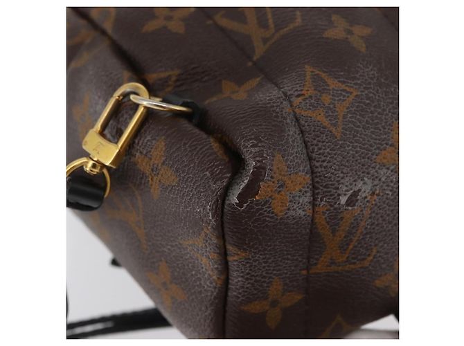 LOUIS VUITTON Monogram Palm Springs MINI Rucksack M44873 LV Auth ARZ405 Monogramm - Ansicht 9