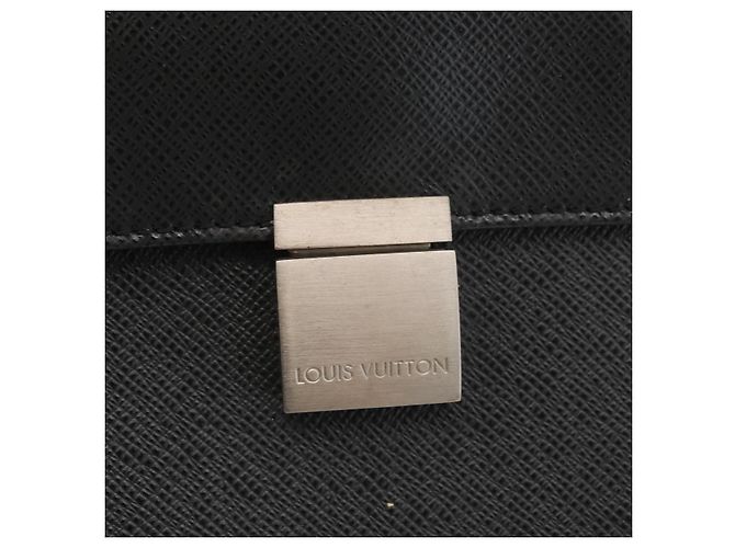 LOUIS VUITTON Borsa da lavoro Taiga Tobol Ardoise M30792 LV Auth bs33959 Grigio - vista 18