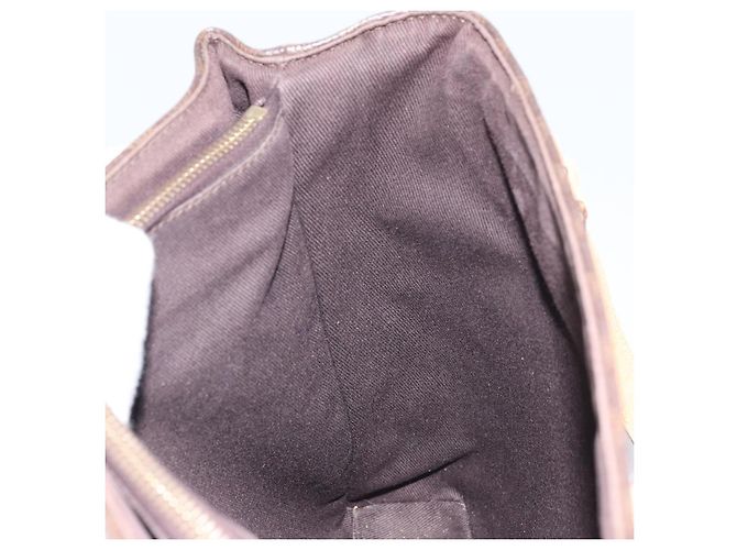 Céline Borsa tote in tela Macadam CELINE in pelle PVC marrone oro Auth BSZ496 D'oro - vista 19