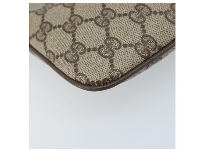 Borsa Sherry Line GG Supreme Web di GUCCI in PVC beige e oro 904 02 047 Auth ep13893 D'oro - vista 15