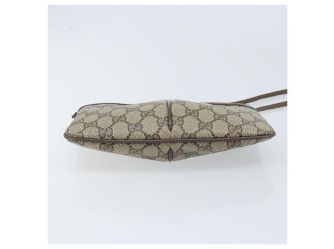 Borsa Sherry Line GG Supreme Web di GUCCI in PVC beige e oro 904 02 047 Auth ep13893 D'oro - vista 5