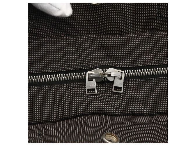 Hermès HERMES Her Line Tote Tasche Canvas Grau Silber Auth bs34142 Braun - Ansicht 17