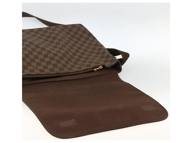 LOUIS VUITTON Borsa a Spalla Damier Ebene Brooklyn MM N51211 LV Auth ka3342 - vista 10