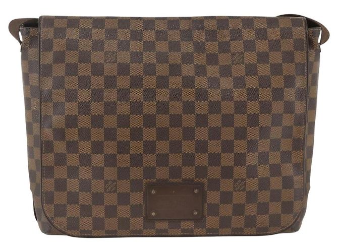 LOUIS VUITTON Borsa a Spalla Damier Ebene Brooklyn MM N51211 LV Auth ka3342 - vista 13