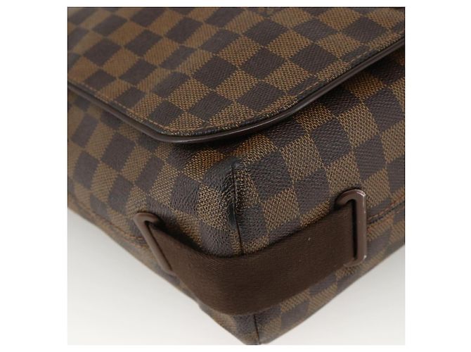 LOUIS VUITTON Borsa a Spalla Damier Ebene Brooklyn MM N51211 LV Auth ka3342 - vista 14