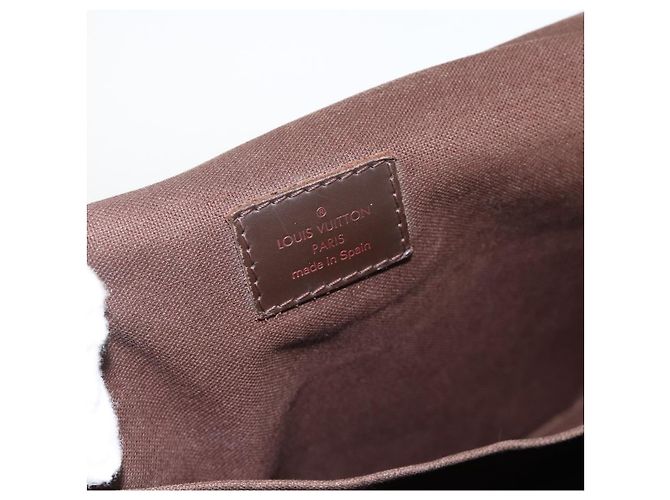 LOUIS VUITTON Borsa a Spalla Damier Ebene Brooklyn MM N51211 LV Auth ka3342 - vista 19