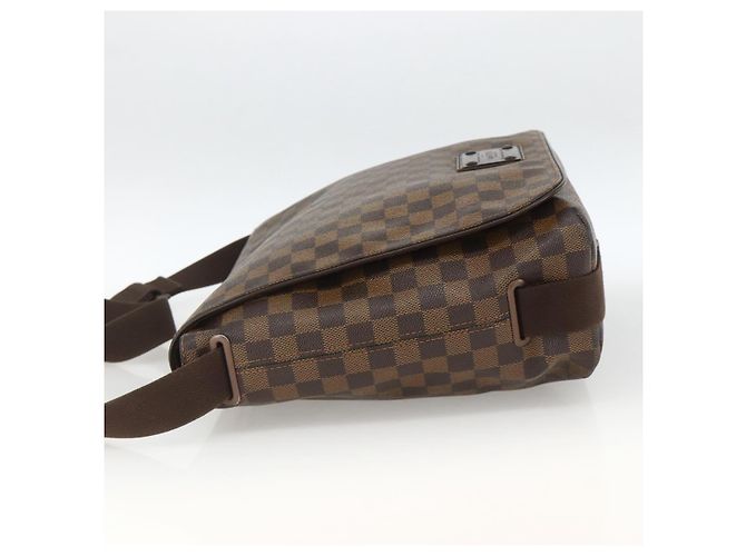 LOUIS VUITTON Borsa a Spalla Damier Ebene Brooklyn MM N51211 LV Auth ka3342 - vista 3