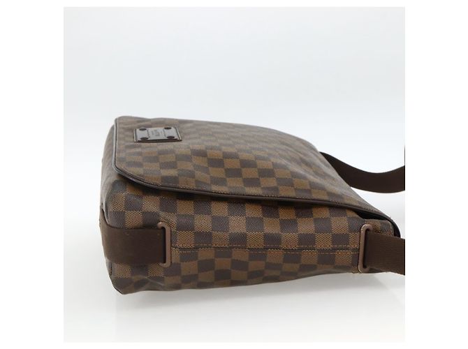 LOUIS VUITTON Borsa a Spalla Damier Ebene Brooklyn MM N51211 LV Auth ka3342 - vista 4