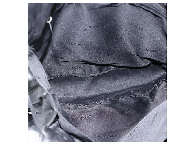 Borsa a Spalla in Pelle Nera LOEWE Auth ep13912 Nero - vista 11