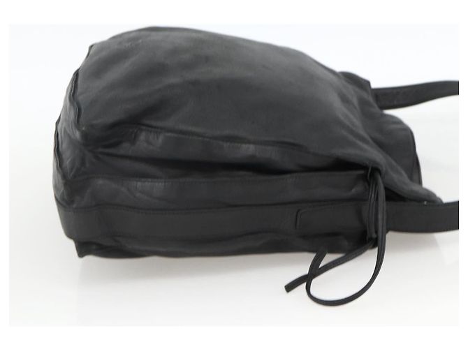 Borsa a Spalla in Pelle Nera LOEWE Auth ep13912 Nero - vista 4