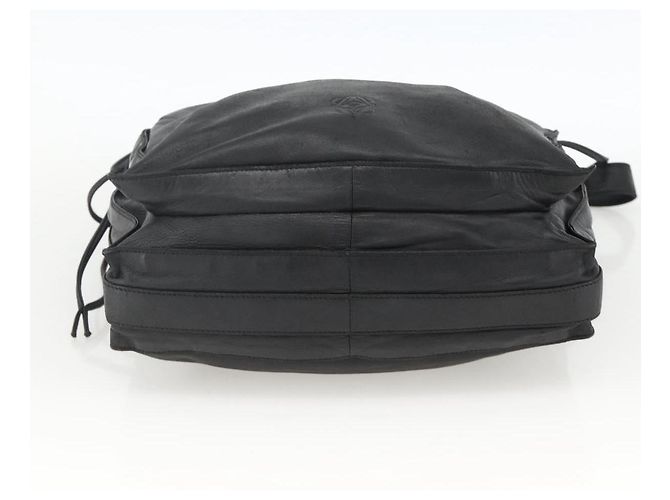 Borsa a Spalla in Pelle Nera LOEWE Auth ep13912 Nero - vista 5
