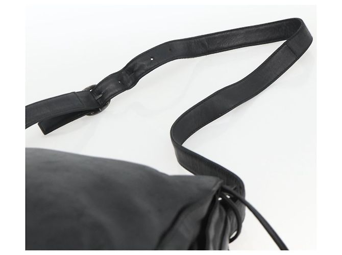 Borsa a Spalla in Pelle Nera LOEWE Auth ep13912 Nero - vista 8