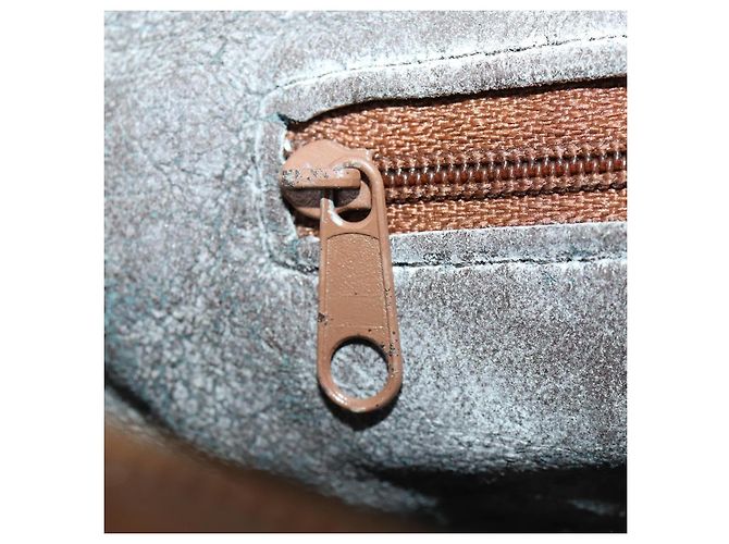 Borsa a Spalla Burberrys Nova Check PVC Beige Oro Auth 173230 D'oro - vista 25