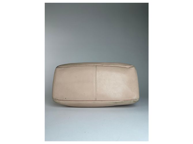 Céline Vintage Celine Paris Leder Boogie Tasche beige und braun - Ansicht 9
