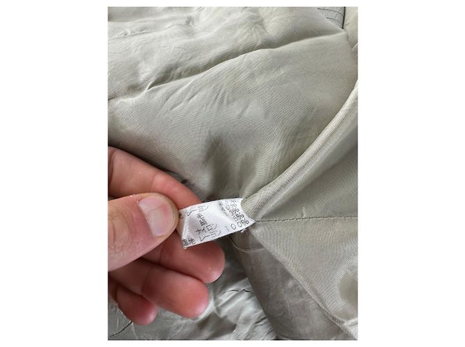 Chloé Vintage Chloe Gestreiftes Twin Set Silber L - Ansicht 8