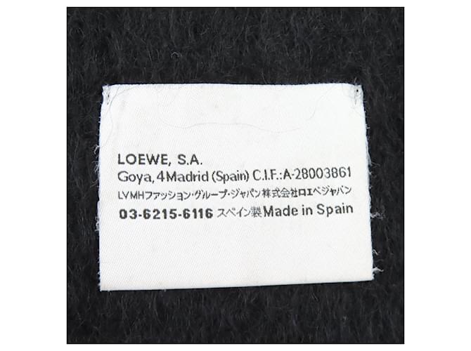 Sciarpa in mohair e lana Loewe Nero - vista 7