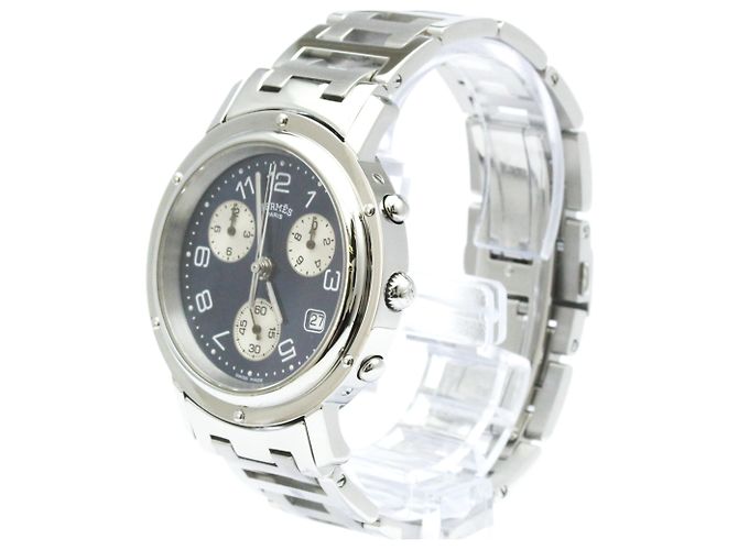 Relógio Masculino Hermès Clipper Cronógrafo em Aço Quartz - vista 2