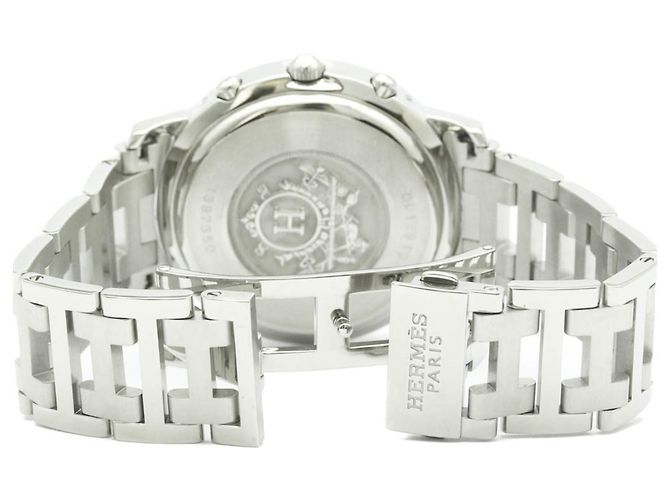 Relógio Masculino Hermès Clipper Cronógrafo em Aço Quartz - vista 5