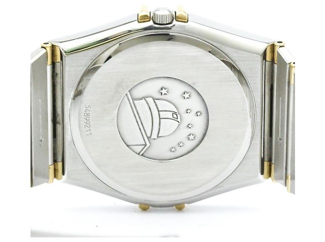 Relógio masculino OMEGA Constellation em aço e ouro 18K com quartzo - vista 6