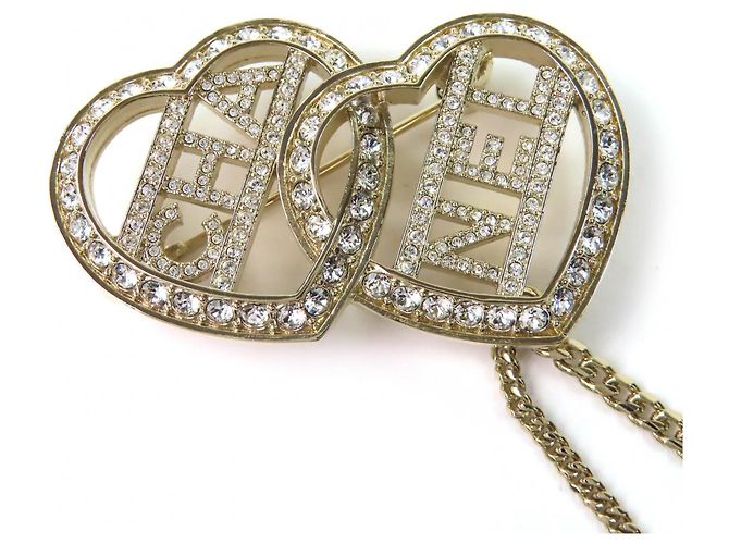 Spilla a Catena Doppia in Oro Chanel D'oro - vista 3