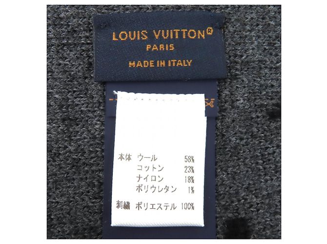 Stola Grafica Fiore Louis Vuitton Marrone Nero - vista 8