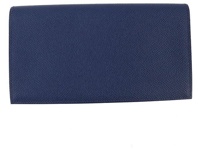 Hermès Hermes MC2 Navy Epsom Leather Bi-fold Wallet Navy blue - view 3