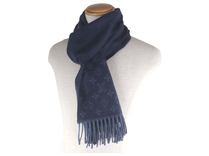 Sciarpa in cashmere e lana Monogram sfumata Louis Vuitton - vista 3