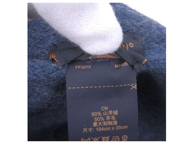 Sciarpa in cashmere e lana Monogram sfumata Louis Vuitton - vista 8
