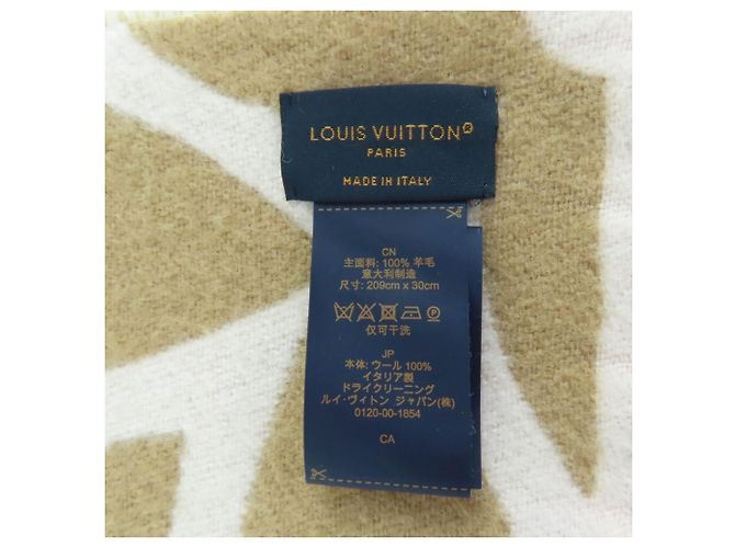 Louis Vuitton Flugmodus Schal Beige - Ansicht 6