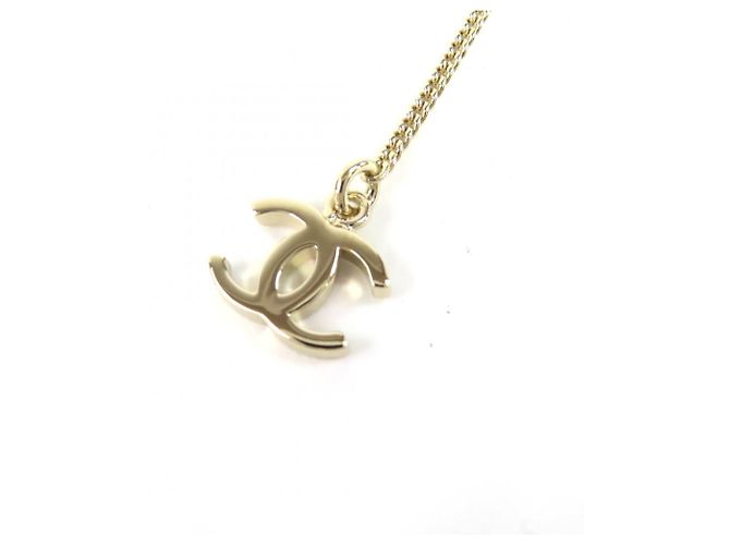 Collana in perle finte con strass Chanel Bambi Coco Mark D'oro - vista 7