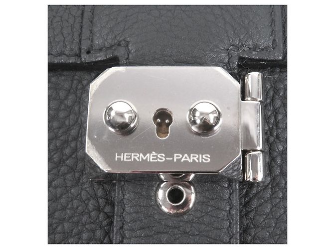 Sac à Dépêches en cuir Togo d'Hermès Noir - vue 8