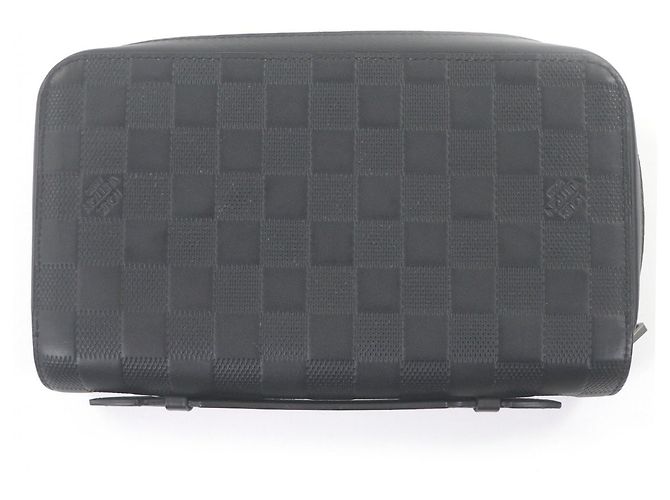Louis Vuitton Damier Infini Leather Long Wallet Black - view 2