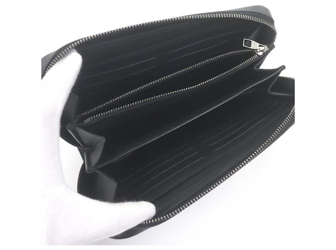 Louis Vuitton Damier Infini Leather Long Wallet Black - view 3