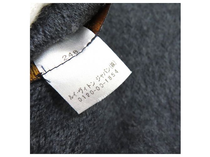 Sciarpa in cashmere e lana Monogram sfumata Louis Vuitton Nero - vista 7