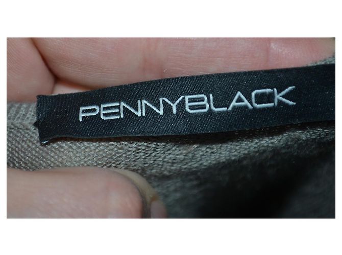 Vestido Pennyblack efecto lana caqui - vista 4