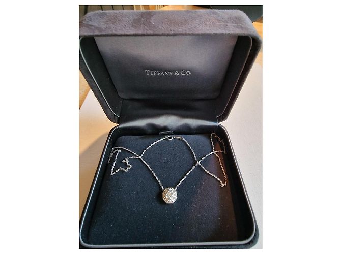 Tiffany & Co Mosaico in platino 950/000 e diamanti 0,61 tcw Argento - vista 3