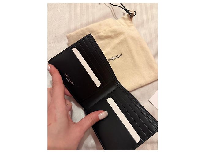 Saint Laurent black leather wallet - view 3