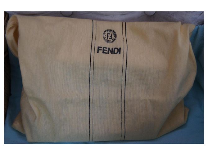 Fendi Monogramm Canvas Einkaufstasche mit Rollen - Ansicht 13