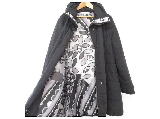 Autre Marque Cappotto imbottito foderato con stampa floreale LEONARD SPORT Nero - vista 4