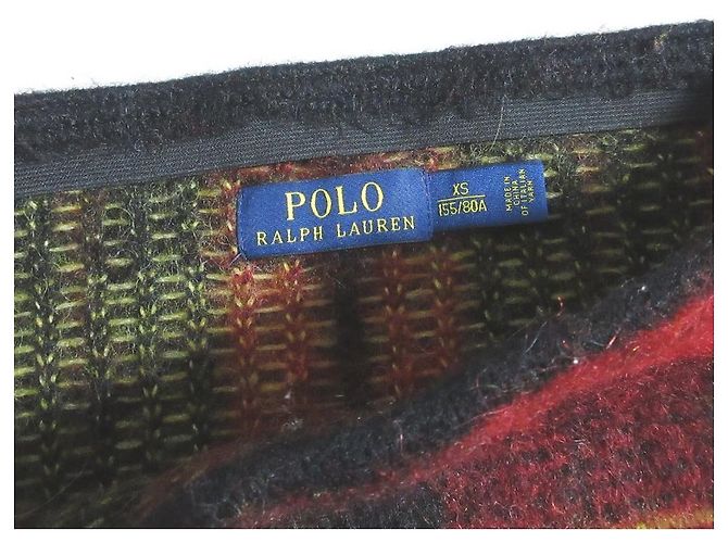 Falda de punto de mezcla de alpaca a cuadros Polo Ralph Lauren - vista 3
