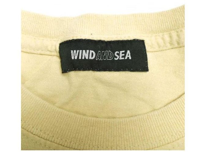 Autre Marque Camiseta de algodón WIND AND SEA × pen public Beige Amarillo - vista 4
