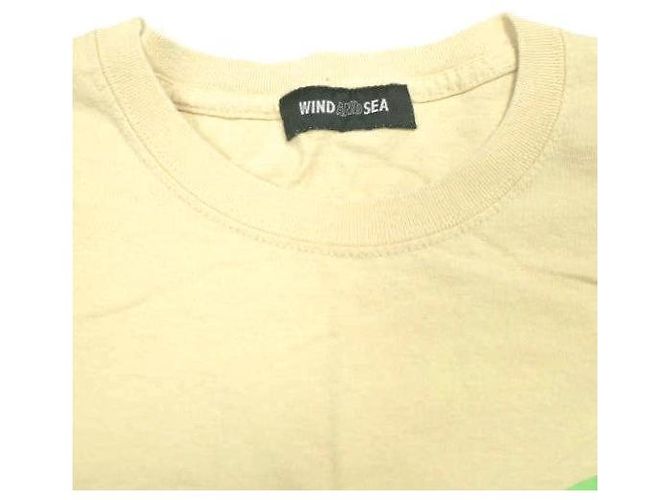Autre Marque Camiseta de algodón WIND AND SEA × pen public Beige Amarillo - vista 5