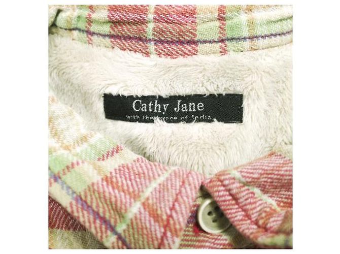 Autre Marque Camicia in flanella di cotone Cathy Jane Boar Liner Rosa - vista 3