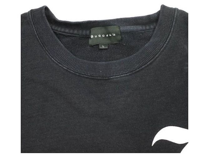 Autre Marque Baumwoll-Sweatshirt mit B-Logo BUCCA 44 Blau Marineblau - Ansicht 4