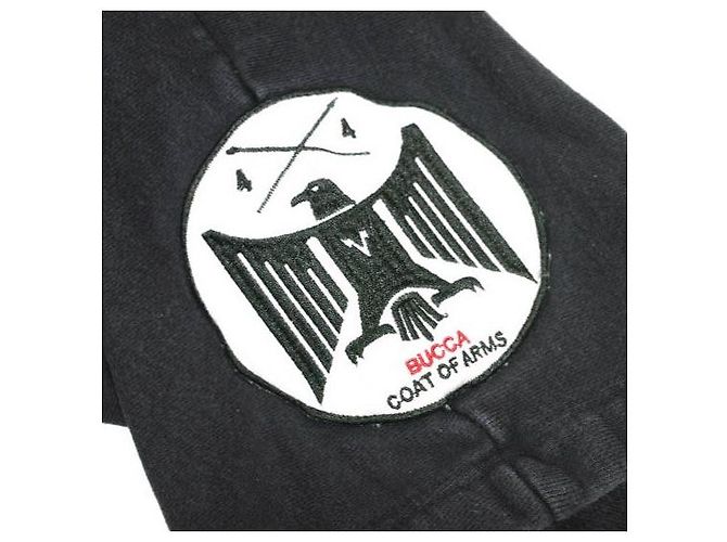 Autre Marque Baumwoll-Sweatshirt mit B-Logo BUCCA 44 Blau Marineblau - Ansicht 6