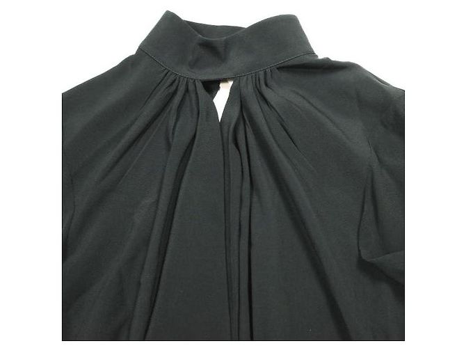 Autre Marque N°21 L2 BLUSA TESSUTO Blusa de seda de acetato Negro - vista 6