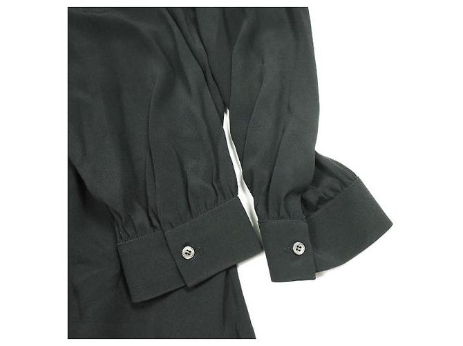 Autre Marque N°21 L2 BLUSA TESSUTO Blusa de seda de acetato Negro - vista 7